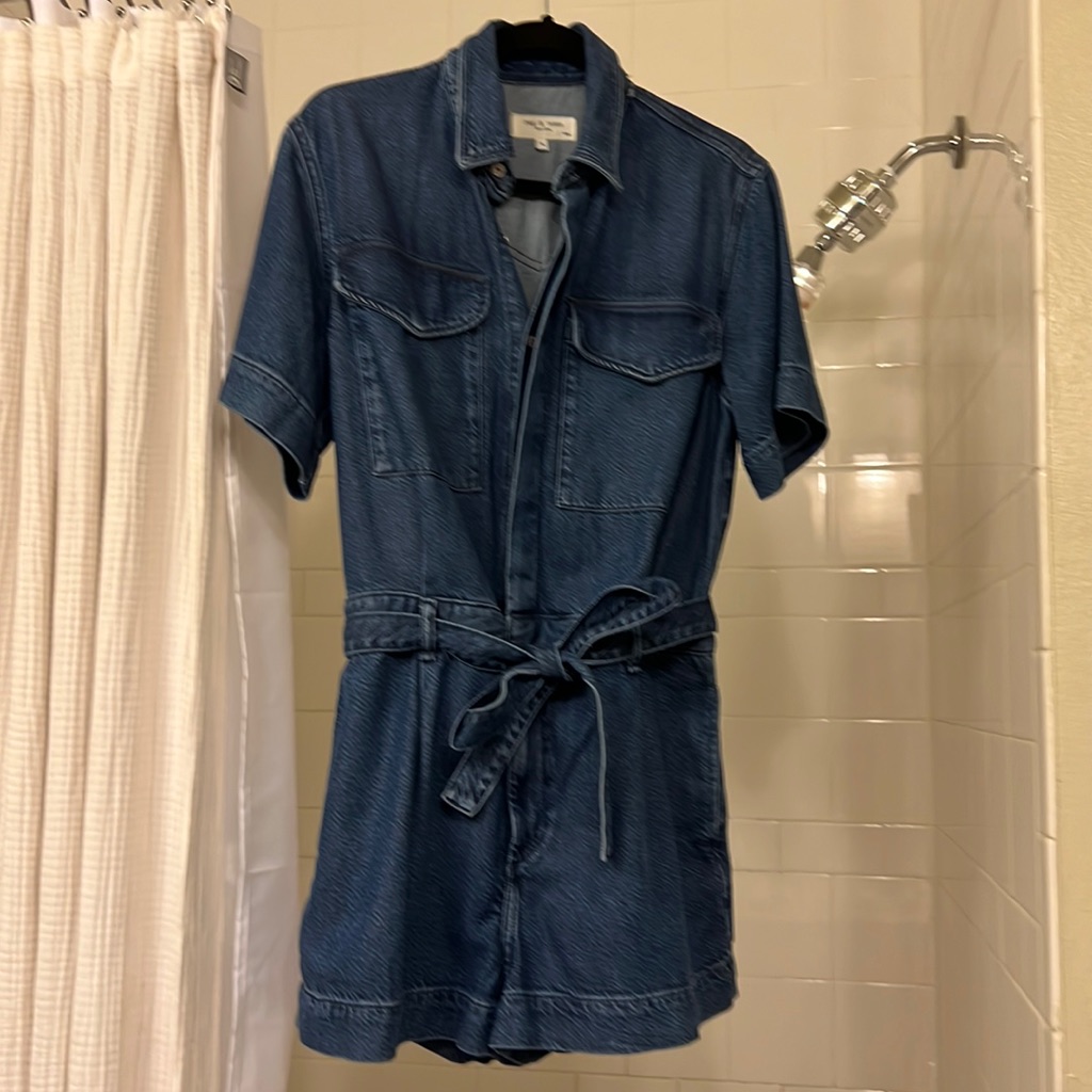 Brand New Rag And Bone Denim Romper